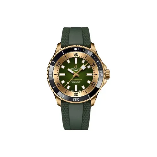 BREITLING Автоматический Механический Часы Мужские Super Ocean Collection 42 мм Зеленые