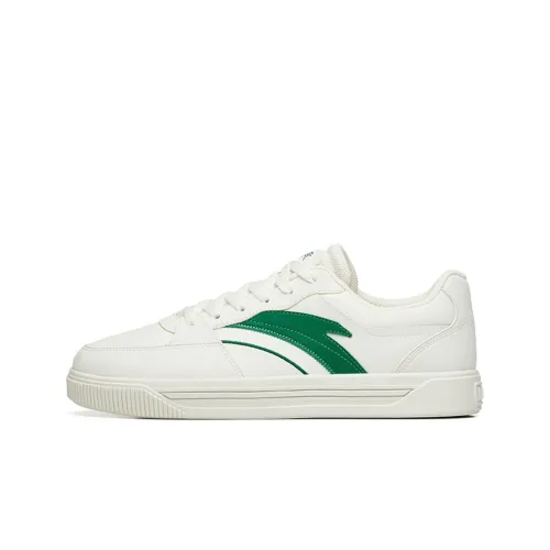 ANTA Life Collection Низкие Кроссовки для скейтбординга Мужские Зеленые Белые