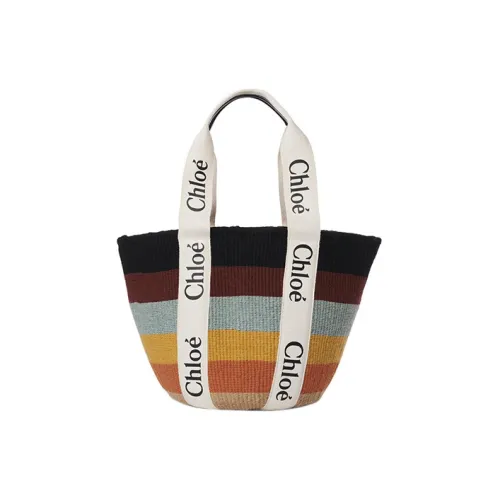 Chloe Woody Ткани вязаные Сумка-корзина Сумка через плечо Женская