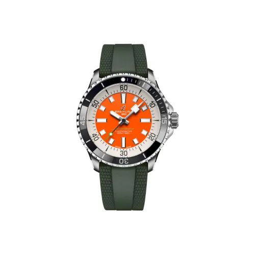 Breitling Автоматический Механический Часы Мужские Super Ocean Collection 42 мм Оранжевые