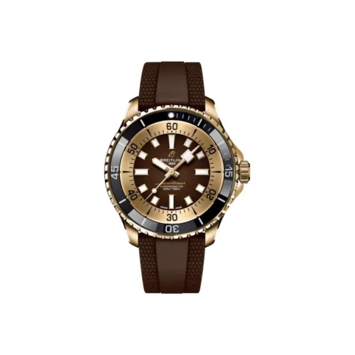 BREITLING Автоматический Механический Часы Мужские Super Ocean Collection 44 мм Кофейного Цвета