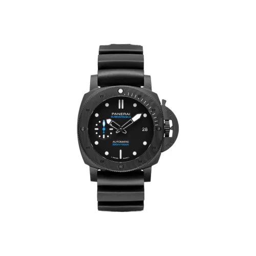PANERAI Автоматический Механический Механизм Мужские Часы SUBMERSIBLE Collection 42 мм Черные