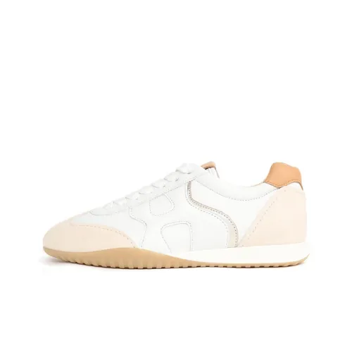 HOGAN OLYMPIA Z Аbrasion Resistant Низкий Топ Повседневная Обувь Женская Белая Розовая