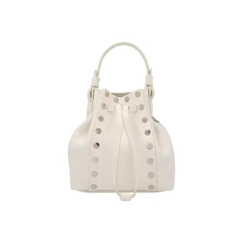 Furla Mastella Кожа Ведрообразная Сумка Сумка через плечо Сумка Women's White