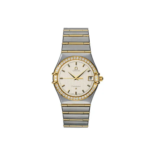 OMEGA Constellation Collection Кварцевый механизм Женские часы Серебристый циферблат Корпус из нержавеющей стали Ремешок из нержавеющей стали