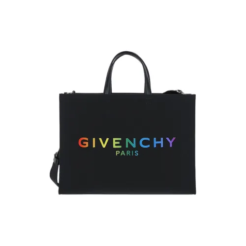 GIVENCHY Хлопок Тоут Сумка Сумка для покупок Сумка через плечо Сумка Большая Женская Черная