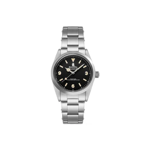 A BATHING APE Автоматический механический механизм Мужские часы серии Ape Head Черные
