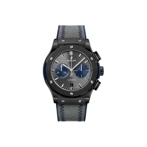 HUBLOT Автоматический Механический Механизм Мужские Классические Фьюжн Часы 45 мм Серый