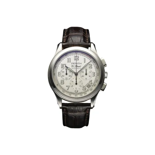 ZENITH Автоматический Механический Часы для Мужчин, 40 мм, Белый