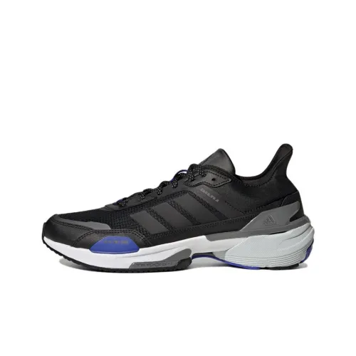 Adidas MTS Slip-resistant Abrasion-resistant Low Top Marathon Беговые кроссовки Unisex Black Blue