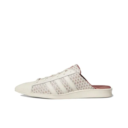 Ivy Park x Adidas Originals SUPERSTAR Коллекция Низкий Топ Casual Женский Бежевый Белый Коричневый