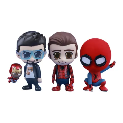 Hot Toys Spider Man Cosb370 Returns Custom Battle Armor Чиби Фигурки Комплект