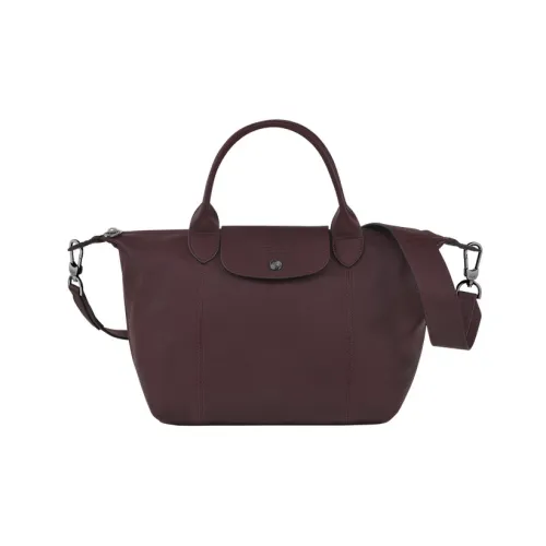 LONGCHAMP Le Pliage Cuir Овчина Пельмени Сумка через плечо Сумка Сумка Обычная Женская Бордовая