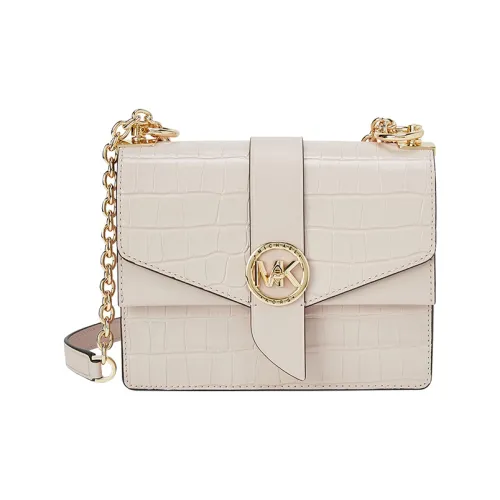 MICHAEL KORS Greenwich Коровья кожа Сумка через плечо Маленькая Женская Нюдово-розовая