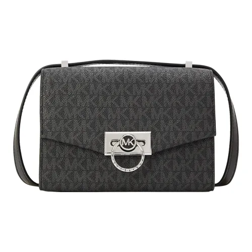 MICHAEL KORS Hendri Коровья кожа Сумка через плечо Женская Черная