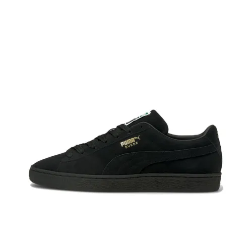 PUMA Suede Series Low Топ Скейтборд Кроссовки Унисекс Черный