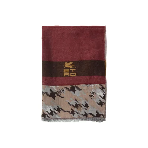 ETRO Вязаные шарфы Red Men's