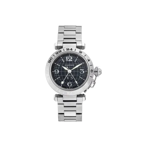 CARTIER Автоматический Механический Механизм Мужские Часы PASHA DE 42 мм Черные