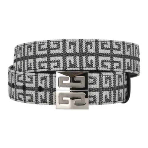 GIVENCHY Кожаные ремни Черный/Белый Мужской