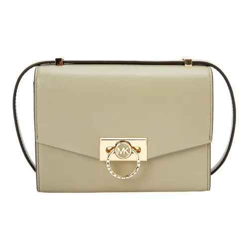 MICHAEL KORS Hendri кожаная сумка через плечо размер маленький женский светло-армейский зеленый