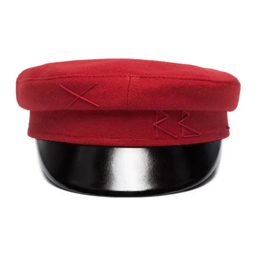 RUSLAN BAGINSKIY Шерстяные береты Красный Унисекс