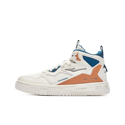 Erke Contract MID Топ Скейтборд Кроссовки Мужские Белый Синий