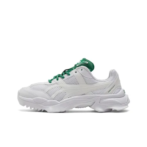 PUMA Nitefox MMQ 2,0 Low Топ Кэжуал Унисекс Белый Язычок обуви Несовпадающие