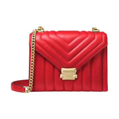 MICHAEL KORS Whitney Овчина Сумка через плечо Сумка-конверт Сумка на плечо Большая Женская Красная