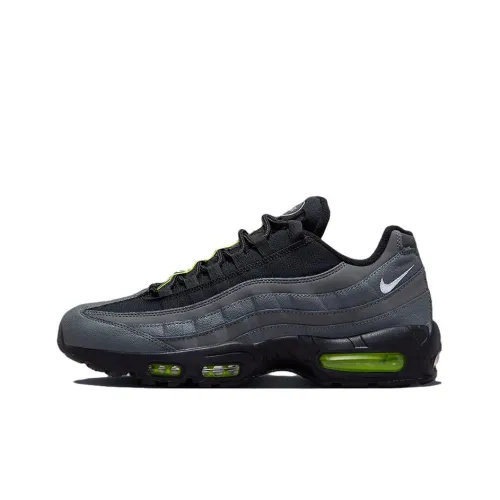 Nike Air Max 95 Low Беговые кроссовки Мужские Черные Серые