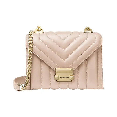 MICHAEL KORS Whitney Sheepskin Crossbody Bag Small Women's Nude Pink