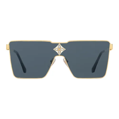 LOUIS VUITTON Нерегулярная форма Солнцезащитные очки Унисекс