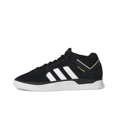 Adidas Originals Tyshawn Slip-Resistant Abrasion-Resistant Low-Top Skateboard Shoes Men's Black White Adidas Originals Tyshawn Slip-Resistant Abrasion-Resistant Низкие Кеды для Скейтбординга Мужские Черный Белый