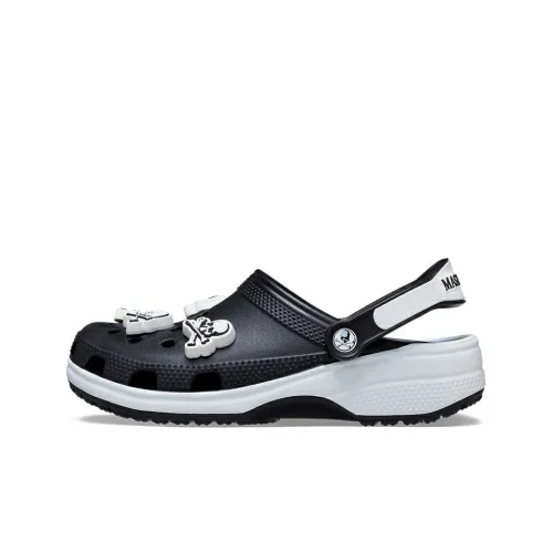 Mastermind JAPAN x Crocs Classic Clog Sabo Унисекс Черный Белый