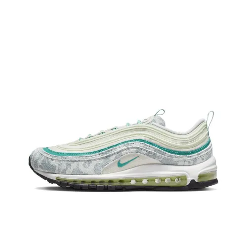 Nike Air Max 97 Low Топ Повседневные Беговые Кроссовки Мужские Белые Зеленые