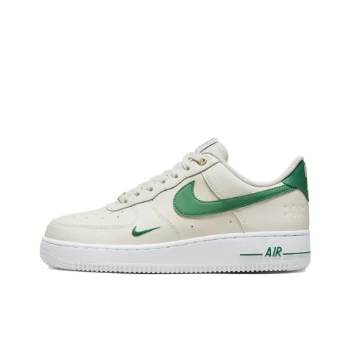 Nike Air FORCE 1 '07 SE 40 Anniversary Низкие Скейтборд Кроссовки Женские Бежевый Белый Зеленый