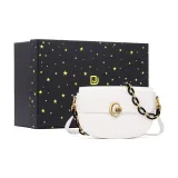 Молочно-белый + черный, звездная коробка