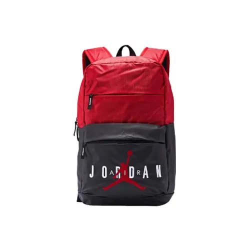 Jordan Nylon Backpack Standard Unisex Black Red Джордан Нейлон Рюкзак Стандартный Унисекс Черный Красный