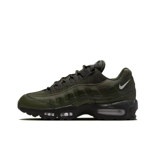 Nike Air Max 95 Low Беговые кроссовки Мужские Оливково-зеленые