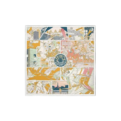 HERMES Шелковые шарфы для женщин многоцветные