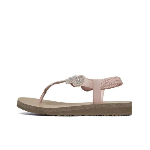 Skechers Meditation Пляжные сандалии Женские Светло-розовые