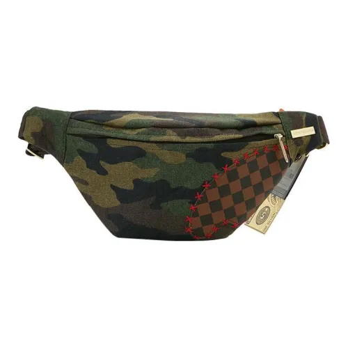 SPRAYGROUND Хлопок Бананка Стандартный Мужской Армейский зеленый