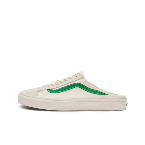 Vans Style 36 Mule Low Топ Скейтборд Кроссовки Unisex Белый Зеленый