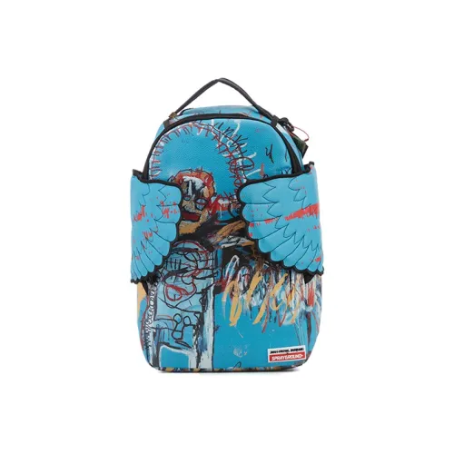 SPRAYGROUND Рюкзак из ПВХ большой унисекс озерно-синий