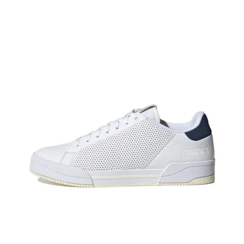 Adidas Originals Court Tourino RF Slip-Resistant Abrasion-Resistant Low-Top Skateboard Shoes Unisex White Blue