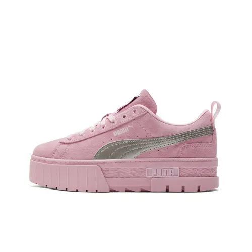 DUA LIPA X PUMA Mayze Металлик FS Низкие Скейтборд Кроссовки Женские Розовые