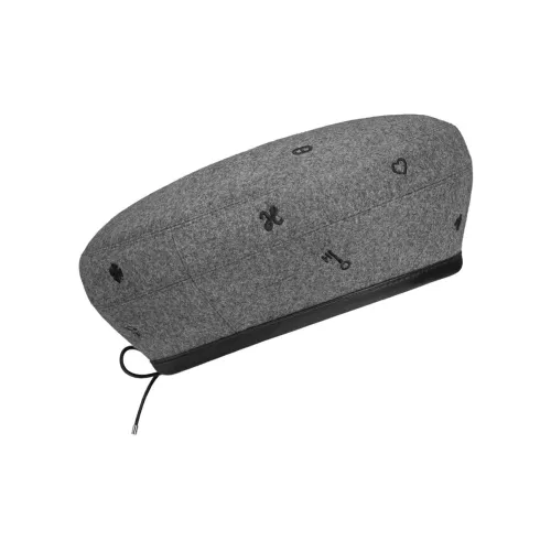 Hermes Saint Honore Кашемир Береты Серый Женские