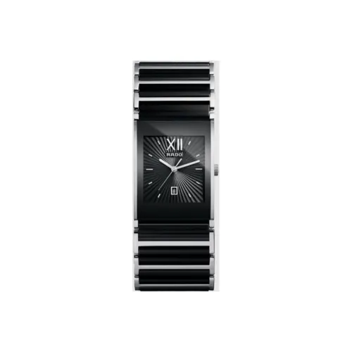 RADO Precision Ceramics Collection Кварцевый механизм Женские часы Черный циферблат