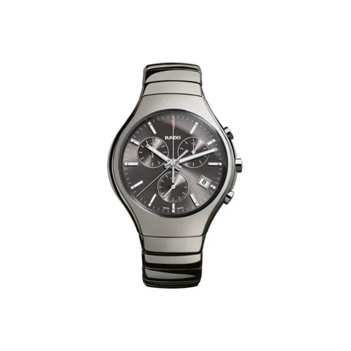 RADO Realme Collection Кварцевый механизм Мужские часы Циферблат Серый Керамика Чехол для часов Керамика Ремешок