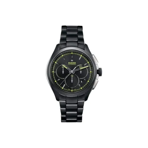 RADO Автоматический Механический Механизм Мужские Часы из Коллекции Glam Slam 45 мм Черные