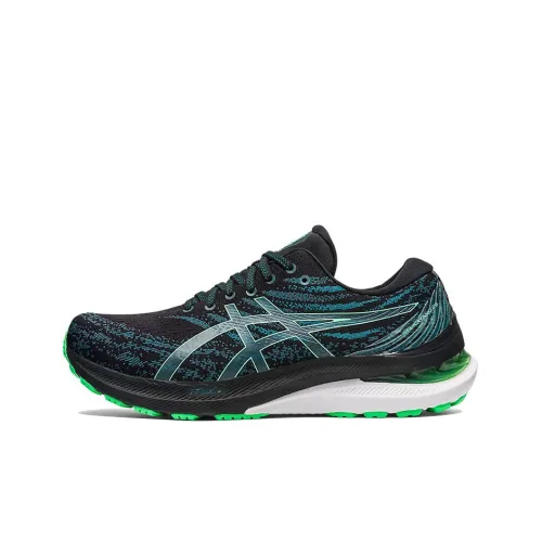 Asics Gel KAYANO 29 Low Топ Беговые кроссовки Мужские Черный Зеленый